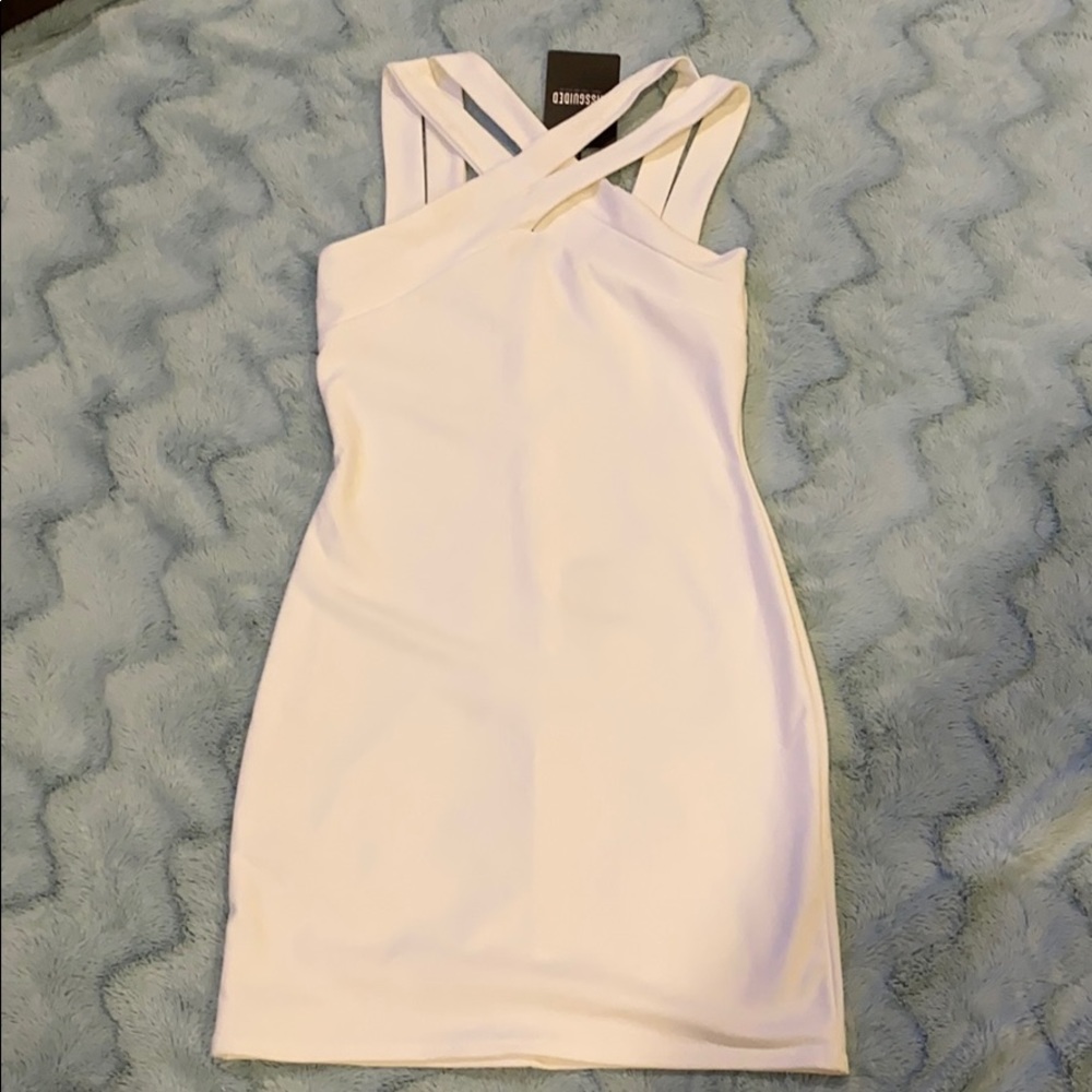 White dress. Missguided. Brand new never worn.